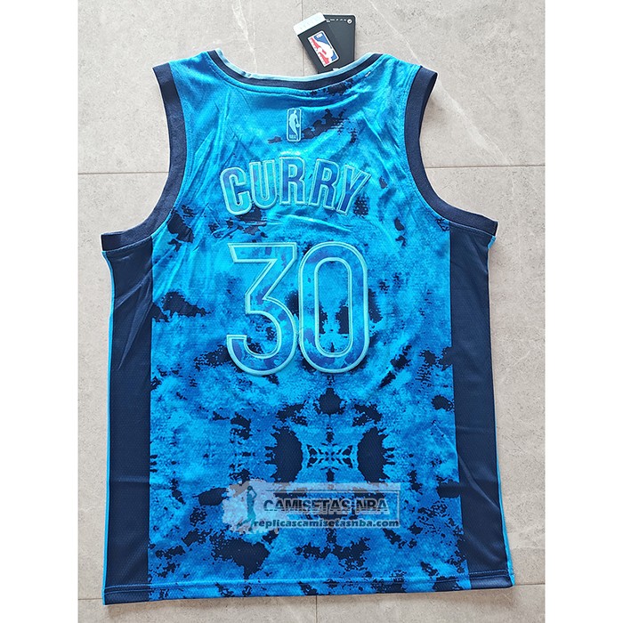 Camiseta Golden State Warriors Stephen Curry NO 30 Select Series 2023 Azul